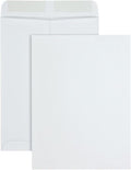 Quality Park Envelopes, 9 x 12 Inch 30% Recycled Catalog Envelopes with Gummed Flaps, 24 lb White Wove, 100 Count - Ideal for Mailing, Storage, and Organizing