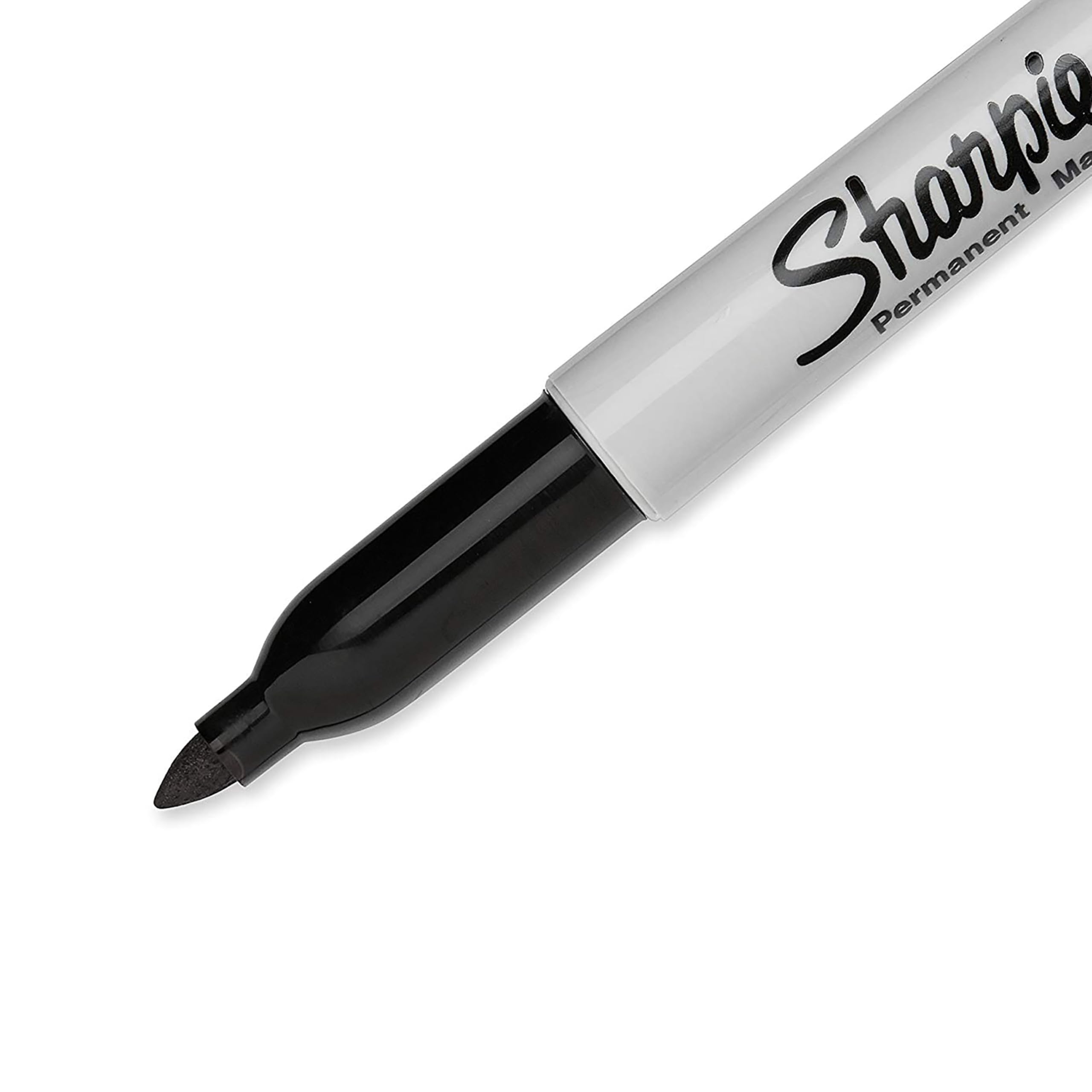 Sharpie Permanent Markers, Fine Point, Black, 12 Count