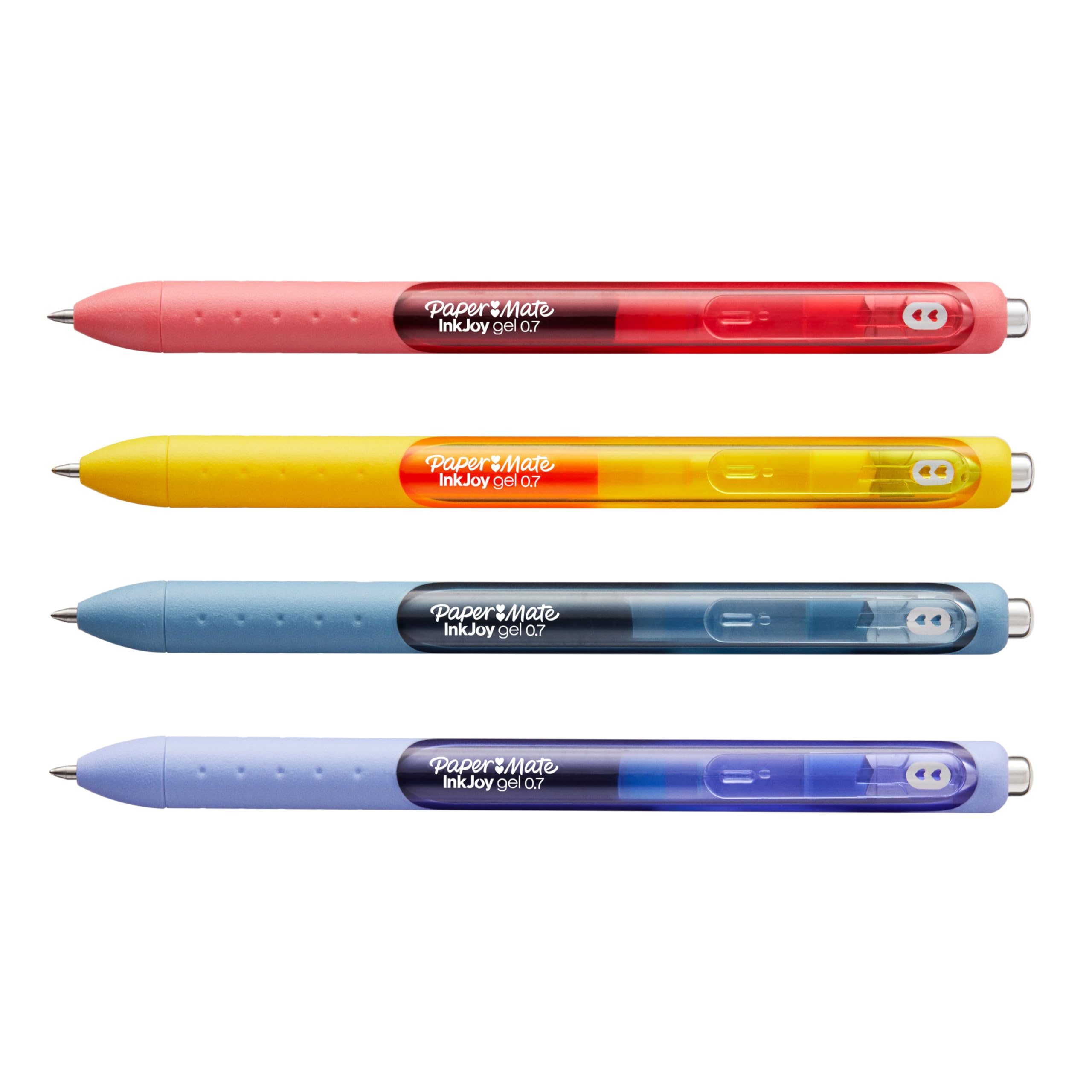 Paper Mate InkJoy Gel Pens, Candy Pop Colours, Medium (0.7mm) Point, Retractable, 4 Count