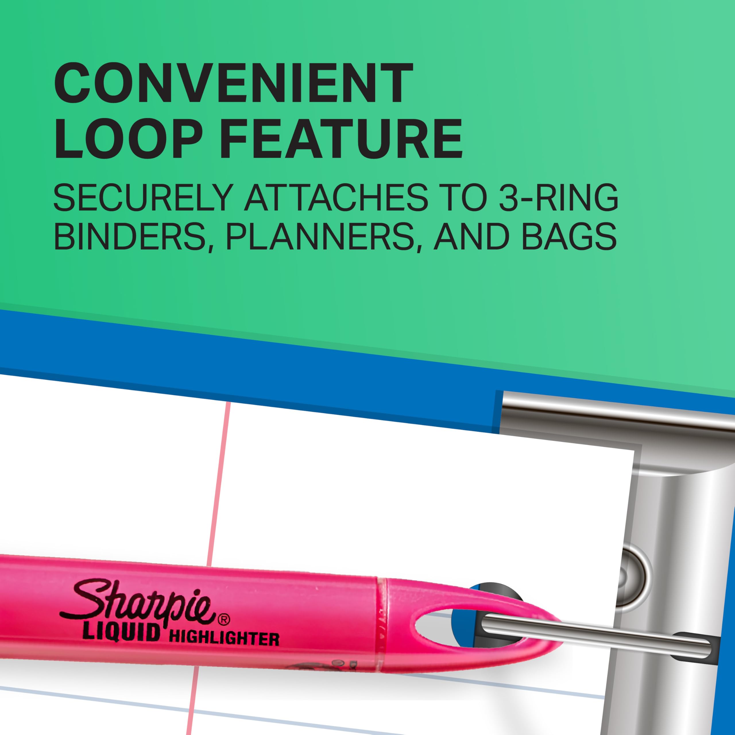 Sharpie Liquid Highlighters, Chisel Tip, Assorted Colours, 10 Count