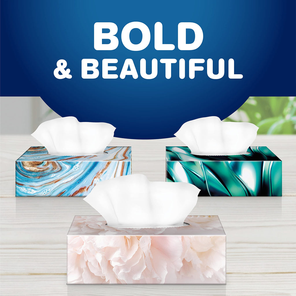 Scotties Supreme 3 Ply Soft & Strong Facial Tissue, Hypoallergenic and Dermatologist Tested, 24 Boxes, 81 Tissues per Box