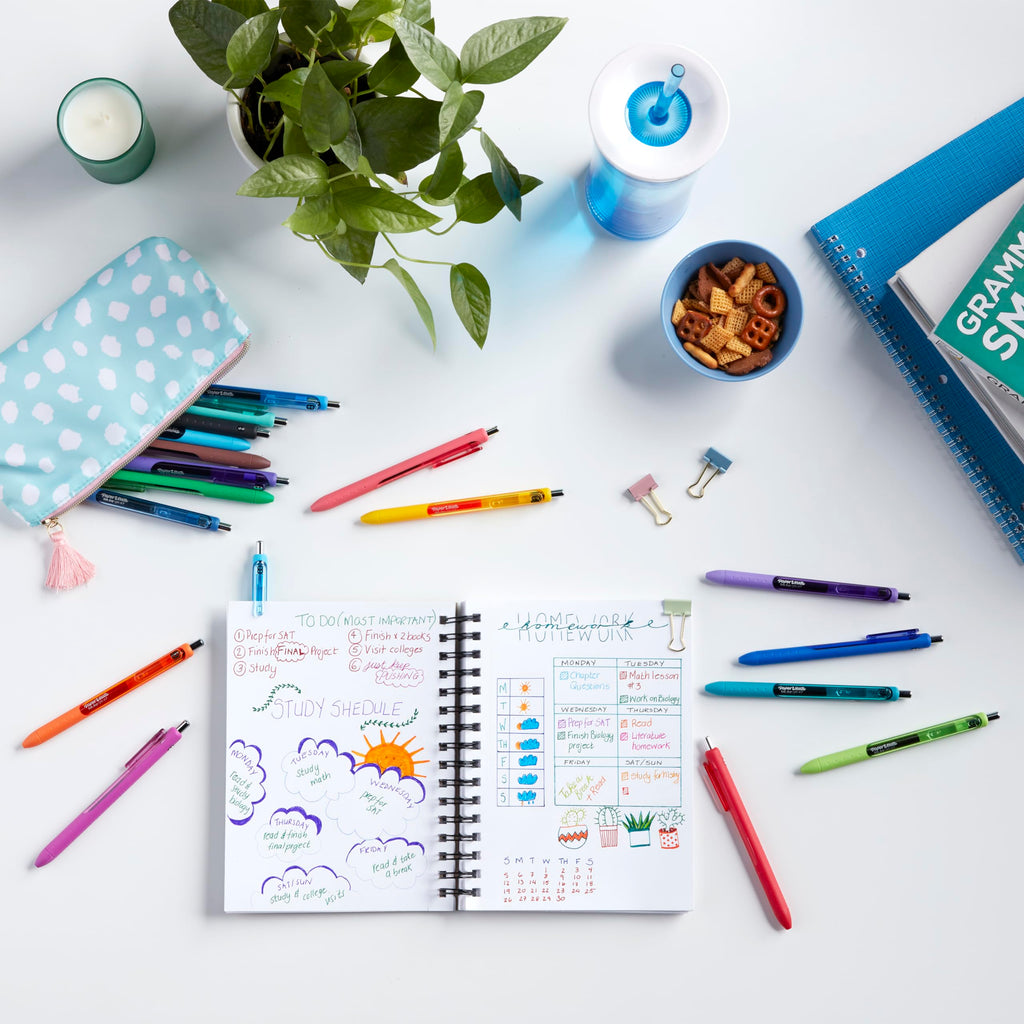 Paper Mate InkJoy Gel Pens, Candy Pop Colours, Medium (0.7mm) Point, Retractable, 4 Count