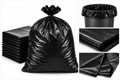 3X-Strong Industrial Garbage Bags, black, 35 x 50 in, 3 mil, 50 per box