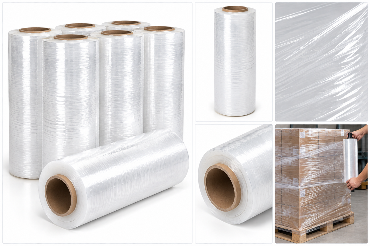 Machine Stretch Wrap, 20 in x 6,000 ft, 80 gauge, 1 roll