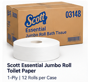Scott Essential jumbo toilet paper case