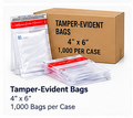 tamper evident bags 1000 case